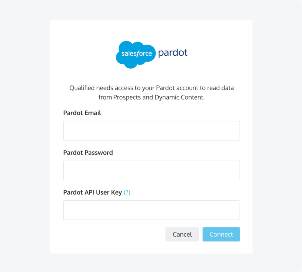 Pardot Qualified Chatbot Integration